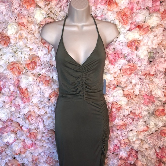 Olive maxi dress - Picture 2 of 4
